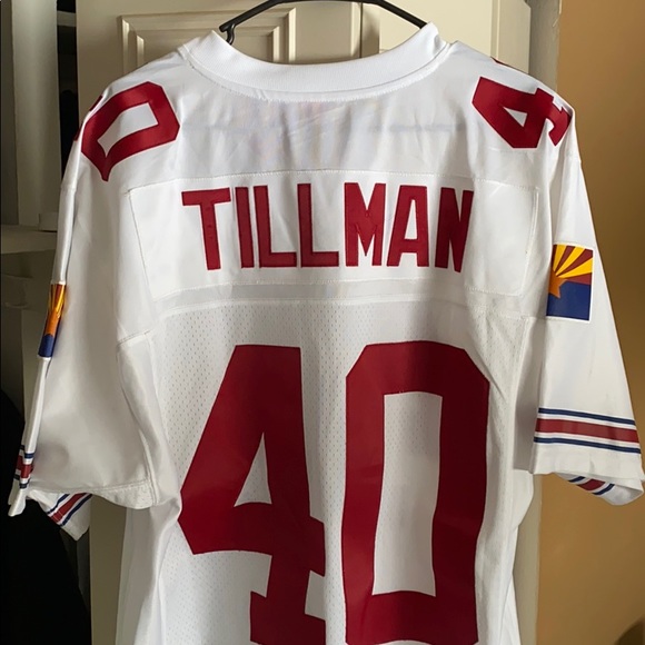 pat tillman white jersey